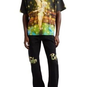 NWOT Disney Stockholm (Surfboard) Club Jeans Embroidered Tinker Bell 48 (32x32)